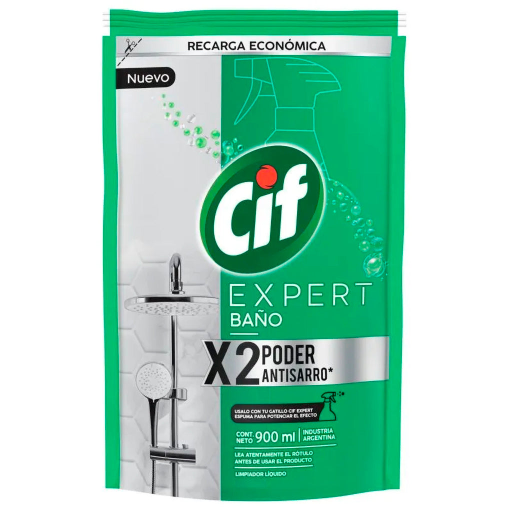 Limpiador de baño Repuesto Cif Expert 900 ml