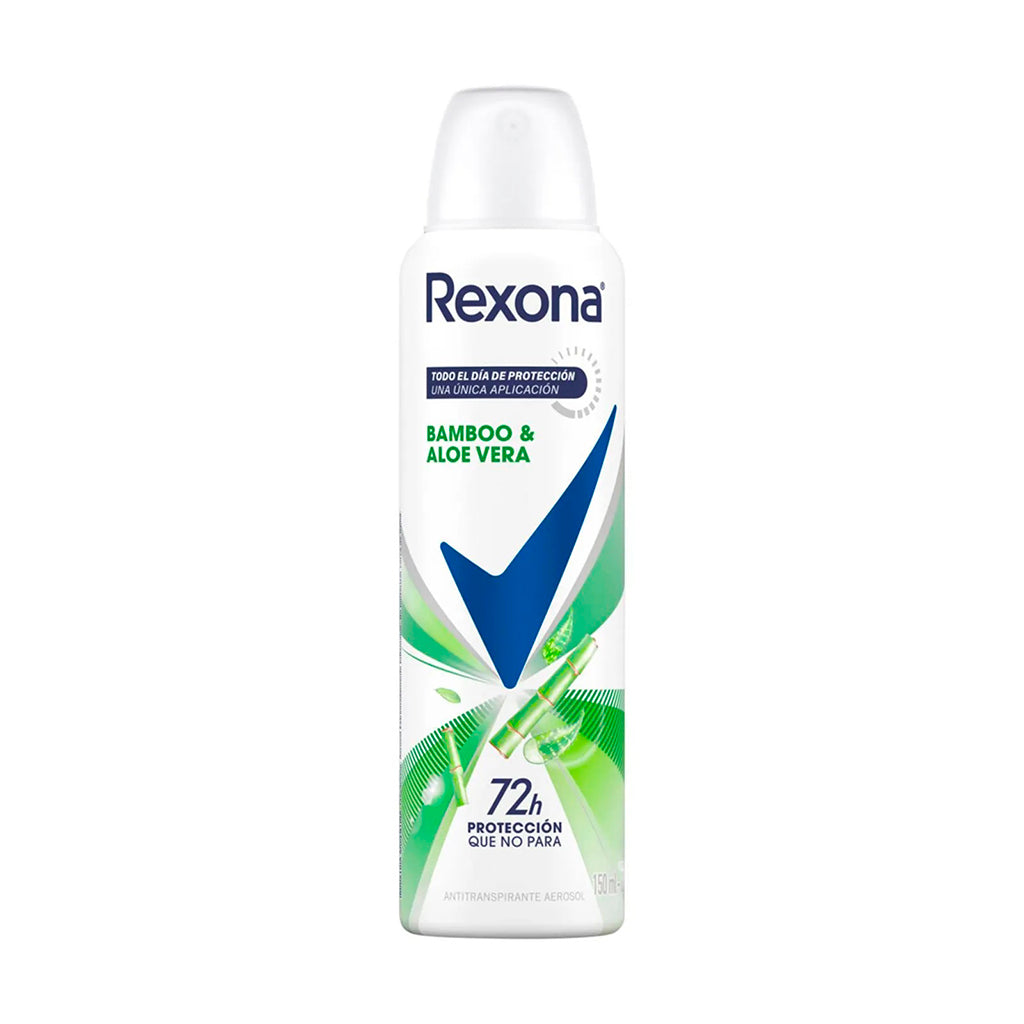 Desodorante  Aerosol Rexona Antitranspirante Bamboo y Aloe Vera 150 ml