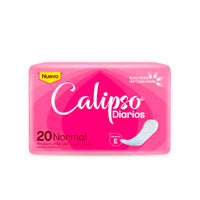 Protectores Diarios Calipso Normal Tela Super Suave 20 u