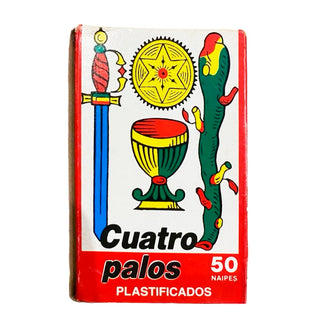 Naipes Jocker Estilo Español Cuatro Palos Plastificados 50 Cartas