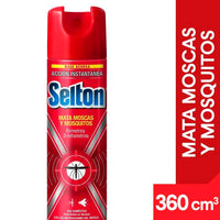 Repelente Aerosol Selton Contra Moscas y Mosquitos  360 ml