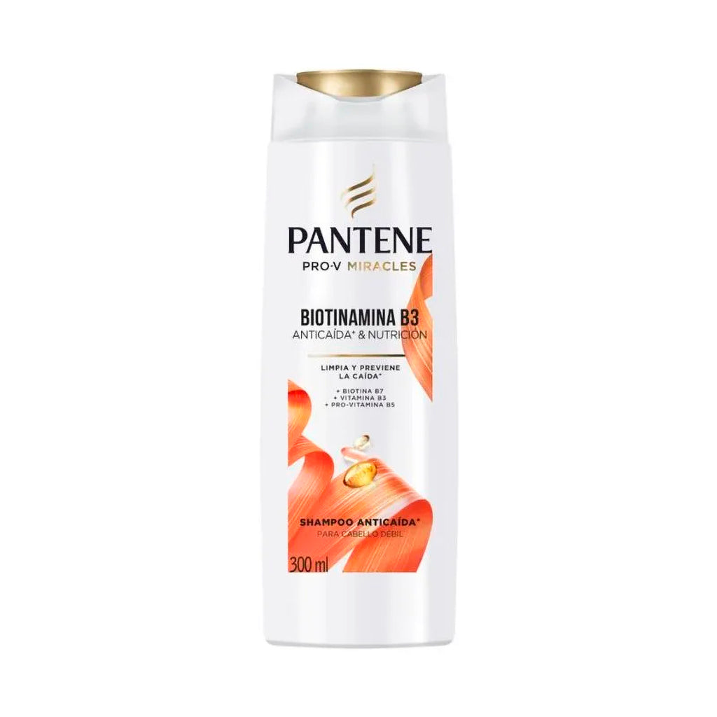 Shampoo Pantene Pro-V Miracles Biotinamina B3 Anticaida & Nutricion 300 ml
