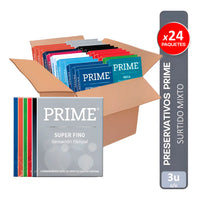 Preservativo  Caja Prime Mixta  24 u
