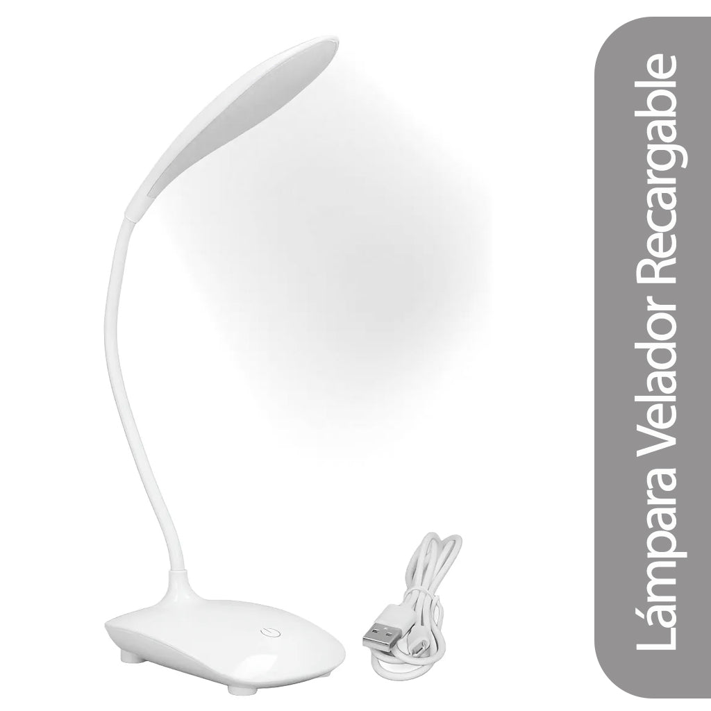 通用可充电 LED 床头灯，白光