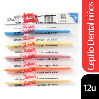 Cepillo Dental Jabali Colores Surtidos  12 u