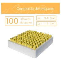 Azufre Saca el aire 100 u