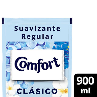 Suavizante Comfort p/ Ropa Clásico Rinde  900 ml