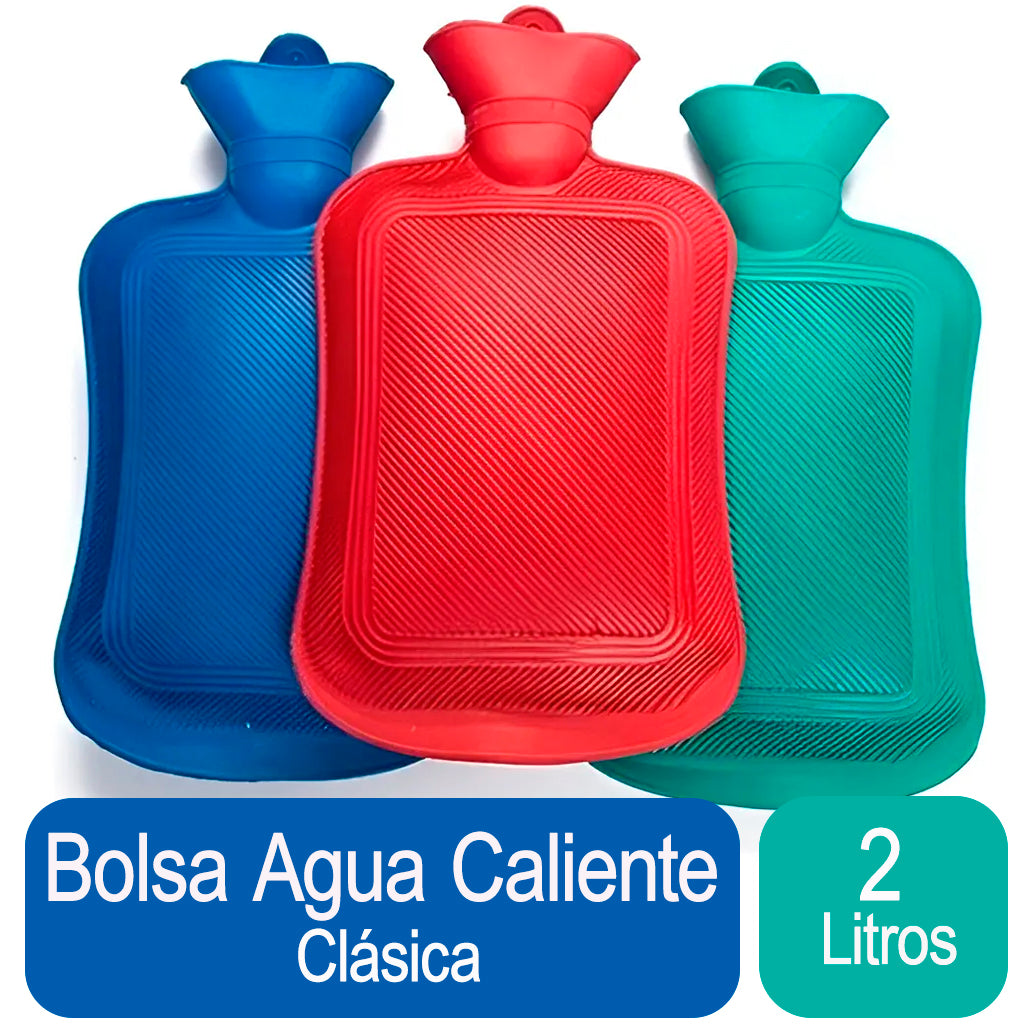 Bolsa Agua Caliente Dismar Clásica c/ Tapa Antiderrame 2 L