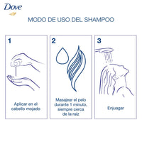 Shampoo Dove Reconstrucción Completa + Keratina 750 ml