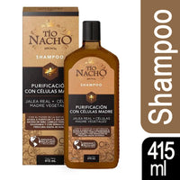 Shampoo Tio Nacho Purificacion c/ Celulas Madre 415 ml