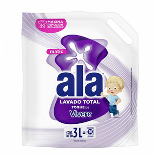 Jabon Liquido Ala p/ Ropa Eco Lavado Matic Toque de Vivere  3 L
