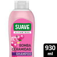 Shampoo Suave Bomba Ceramidas Brillo 930 ml