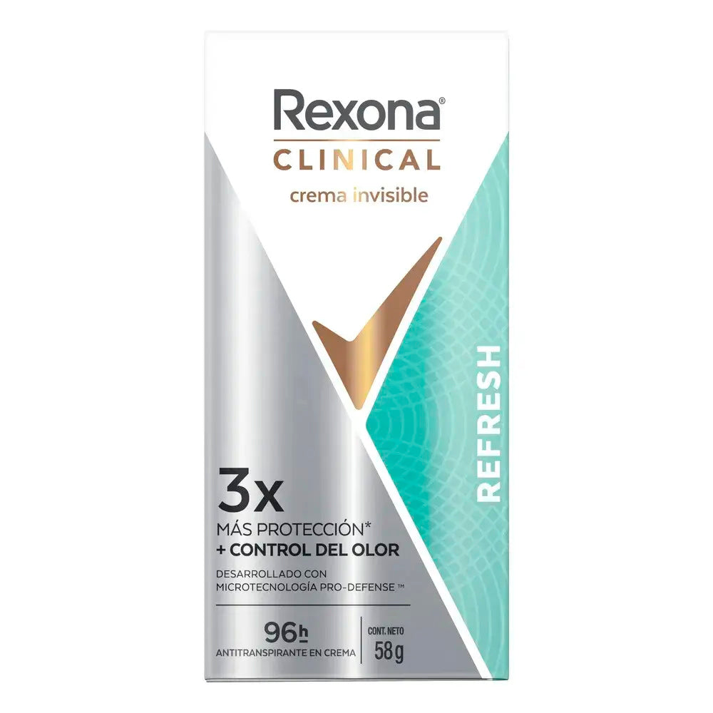 Desodorante Crema  Rexona Antitranspirante Clinical Refresh  58 gr