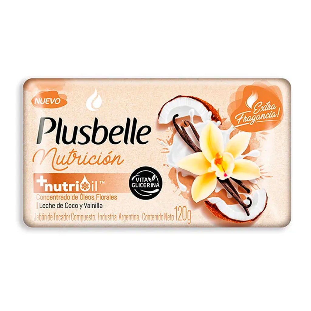 Jabon Tocador Plusbelle Nutricion - Sensacion Nutritiva 120 g