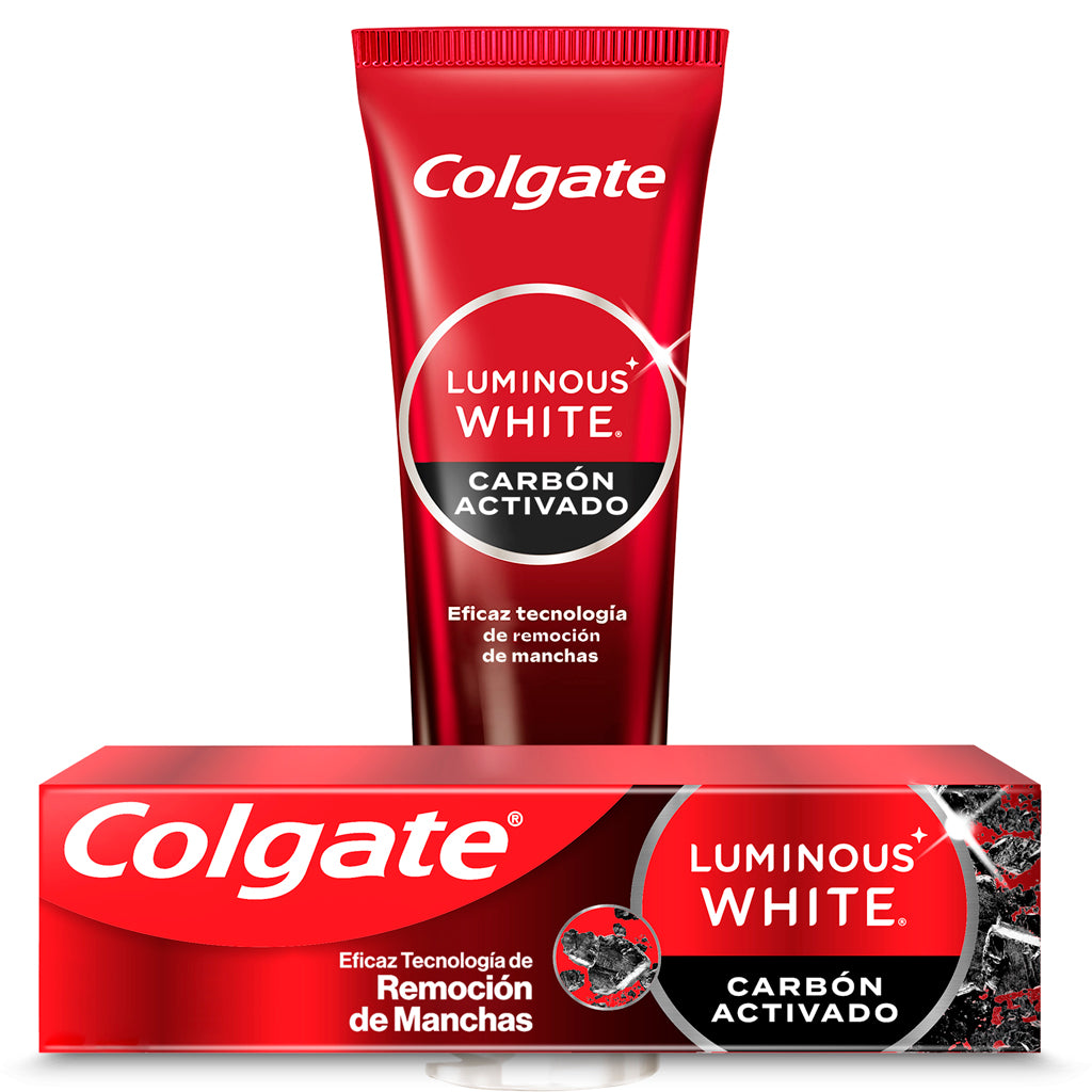 Dentifrico Colgate Luminous White Carbón Activado 70 gr