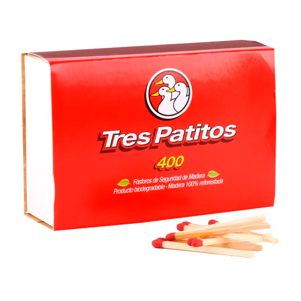 Fosforos Tres Patitos 400 u
