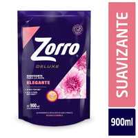 Suavizante Zorro p/ Ropa Deluxe Elegante 900 ml