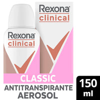 Desodorante Rexona Antitranspirante Clinical Classic  150 ml