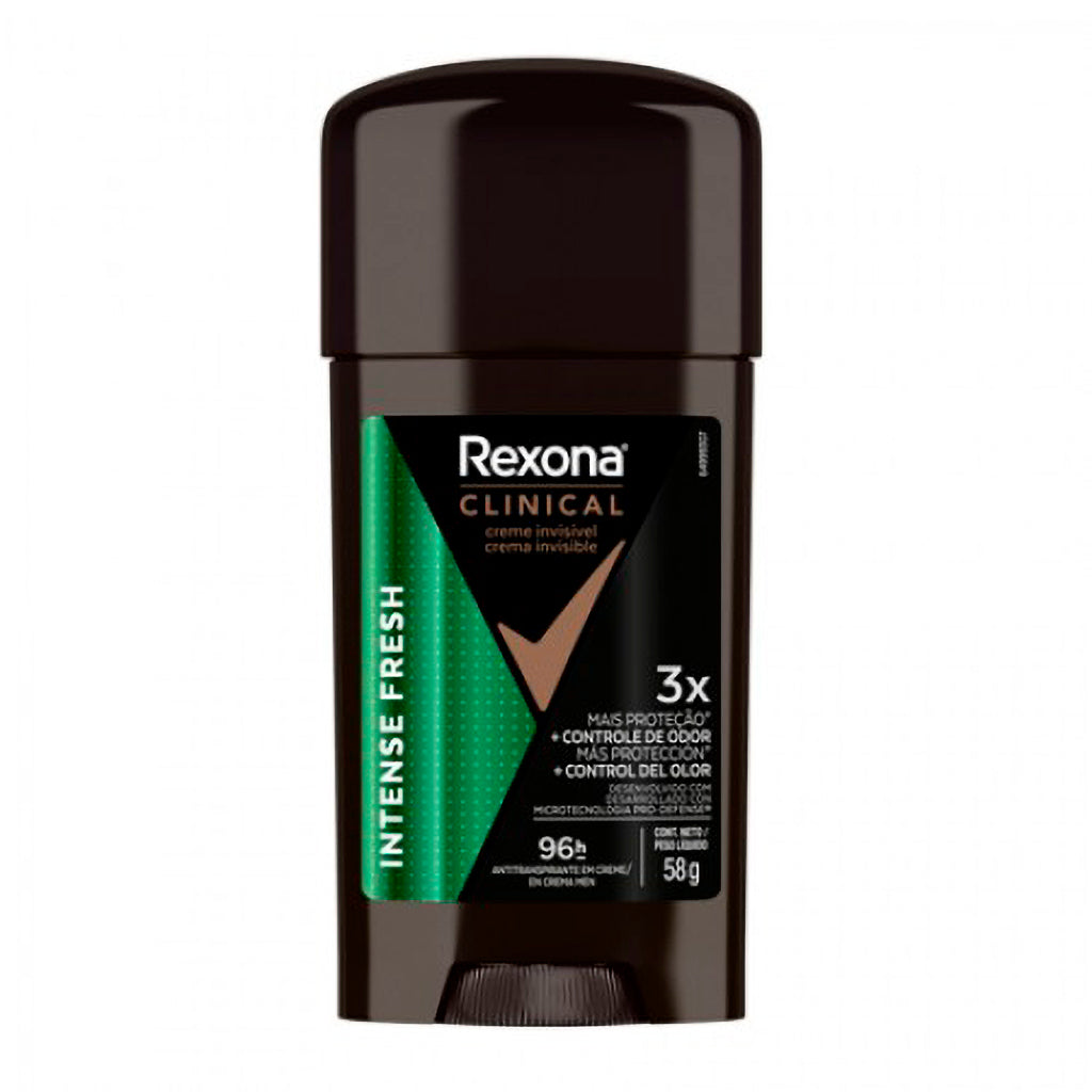Desodorante Crema Rexona Antitranspirante Clinical Intense Fresh 58 gr