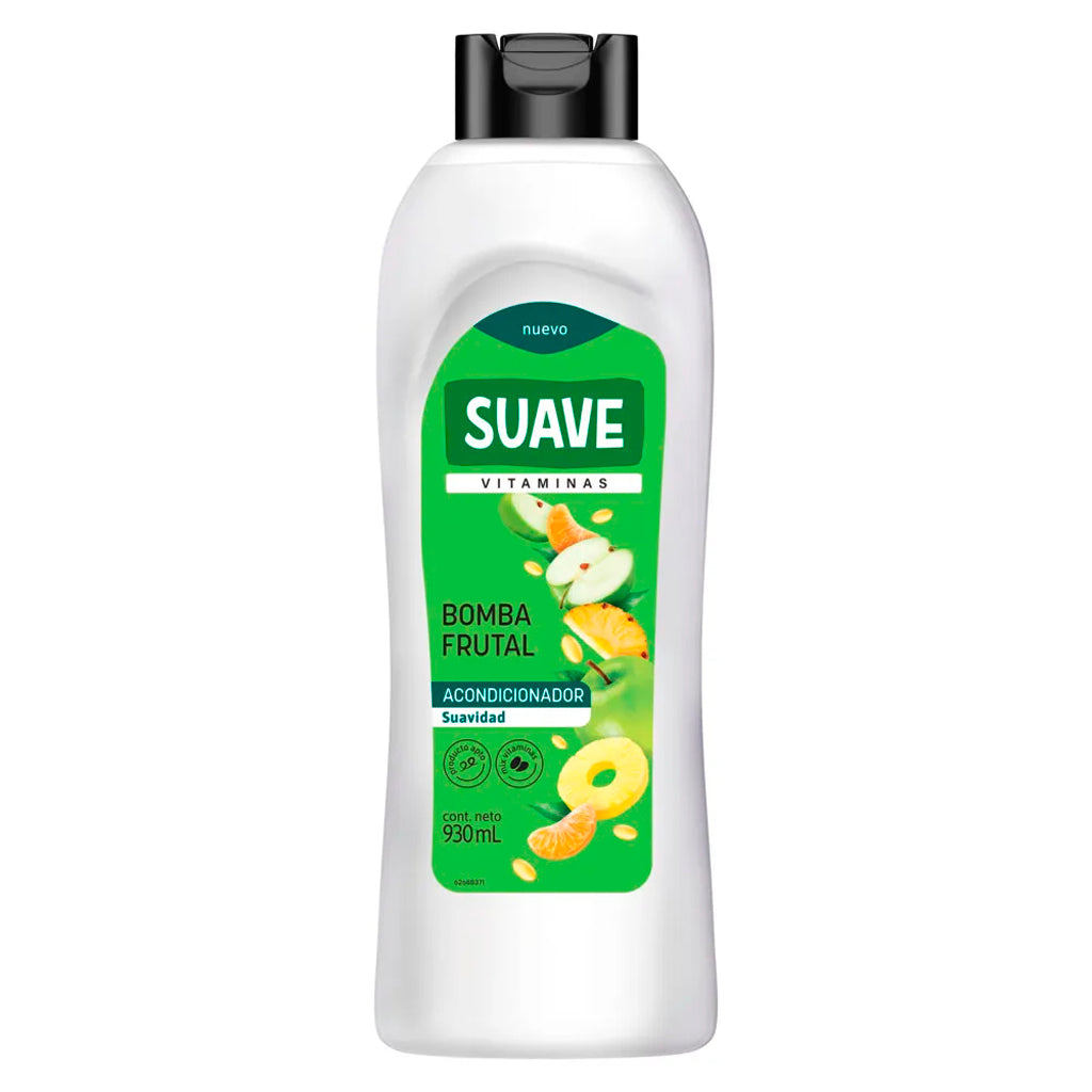 Acondicionador Suave Bomba Frutal Suavidad Largo y Fuerte 930 ml