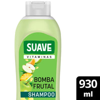 Shampoo Suave Bomba Frutal Suavidad Largo y Fuerte  930 ml