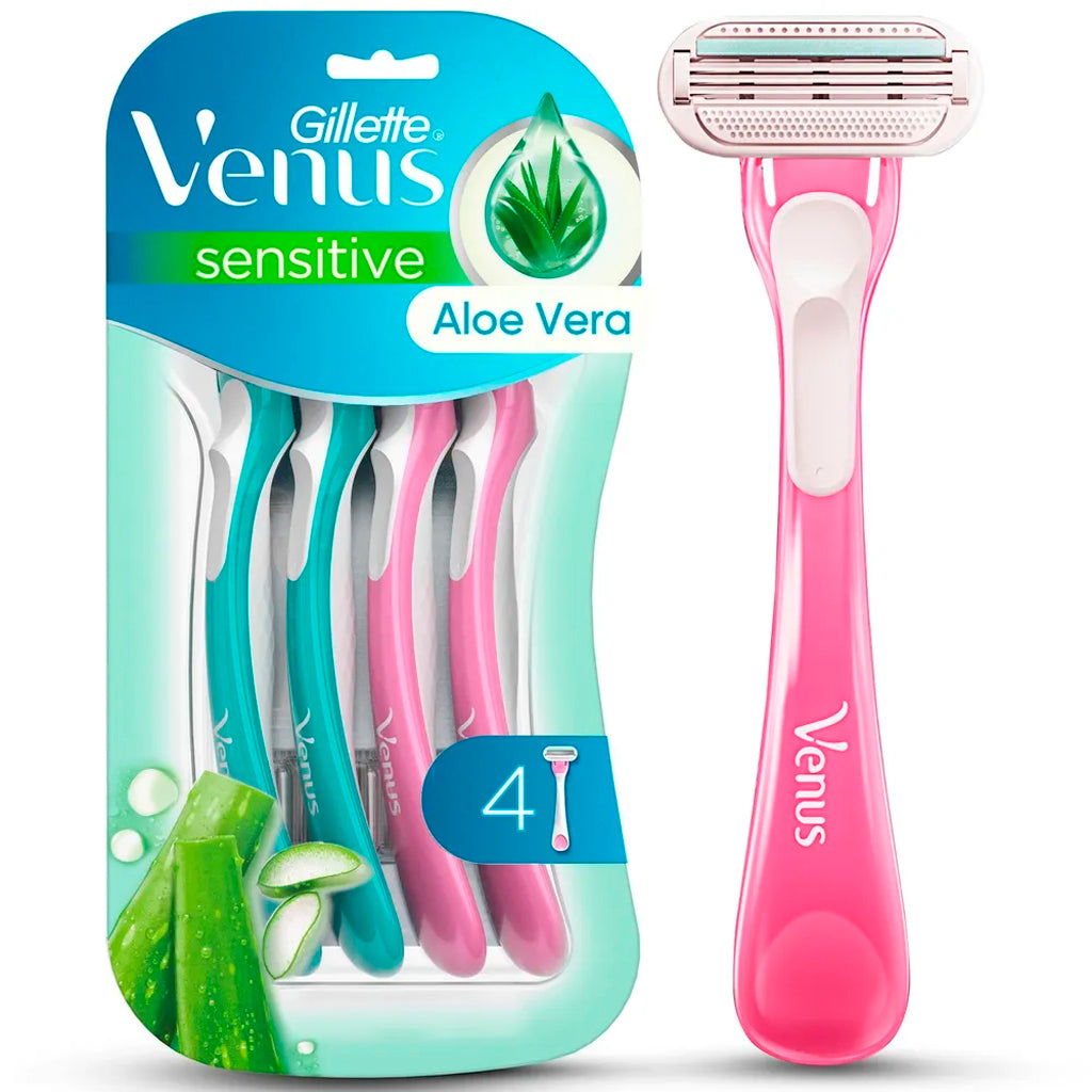 Afeitadora Gillette Venus Extra Suave Sensitive  4 u