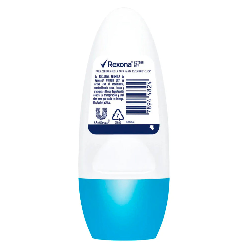 Desodorante Roll - on Rexona Cotton Dry 50 ml