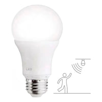Lampara Generico Led A60 12w Fría Automática c/Sensor