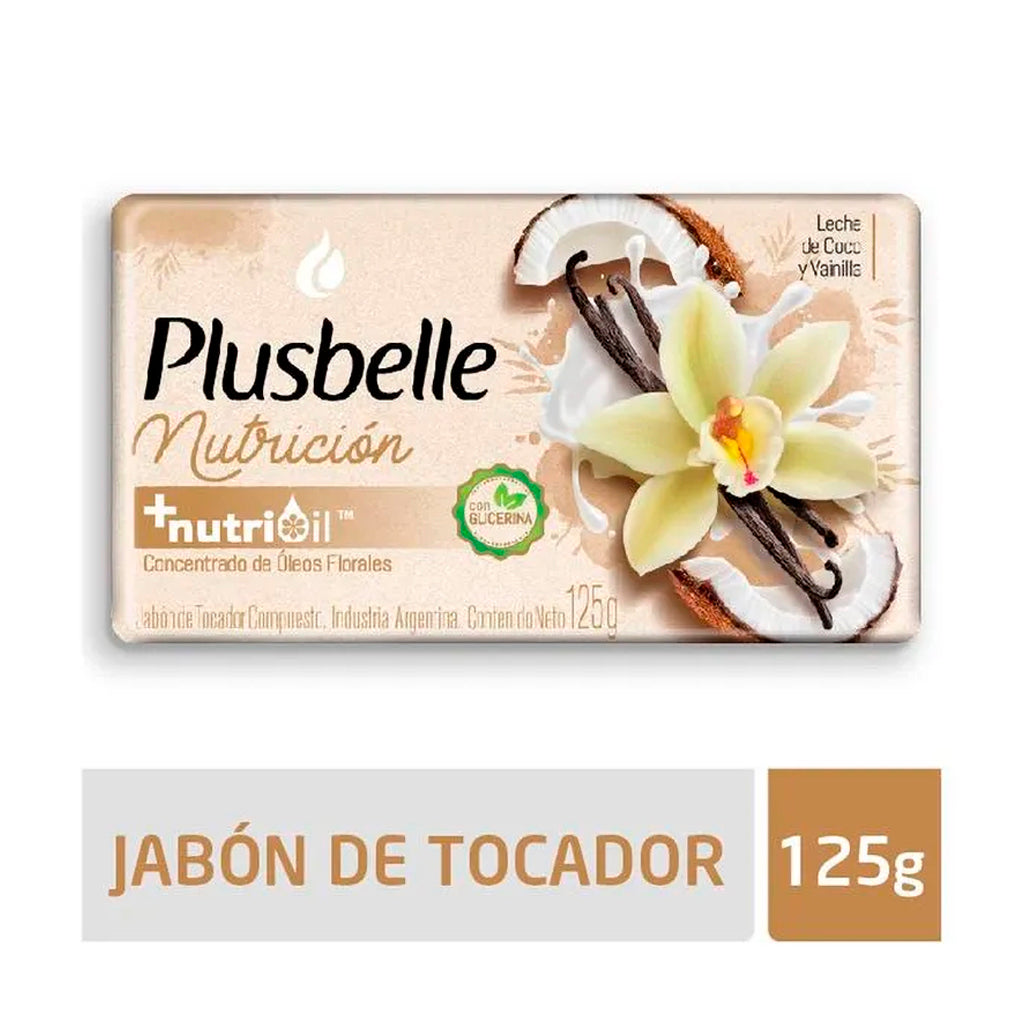 Jabon Tocador Plusbelle Nutricion - Sensacion Nutritiva 120 g