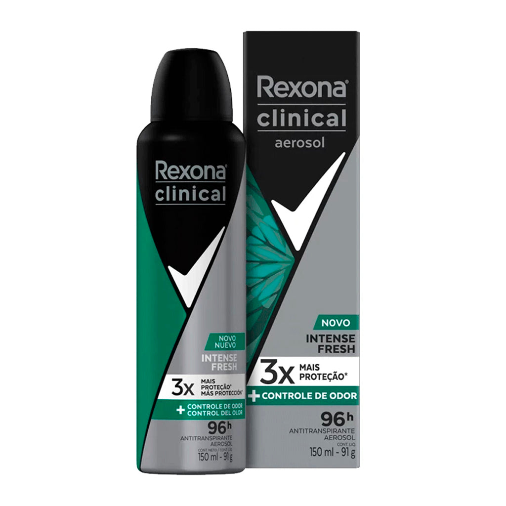 Desodorante Rexona Antitranspirante  Clinical Intense Fresh 150 ml