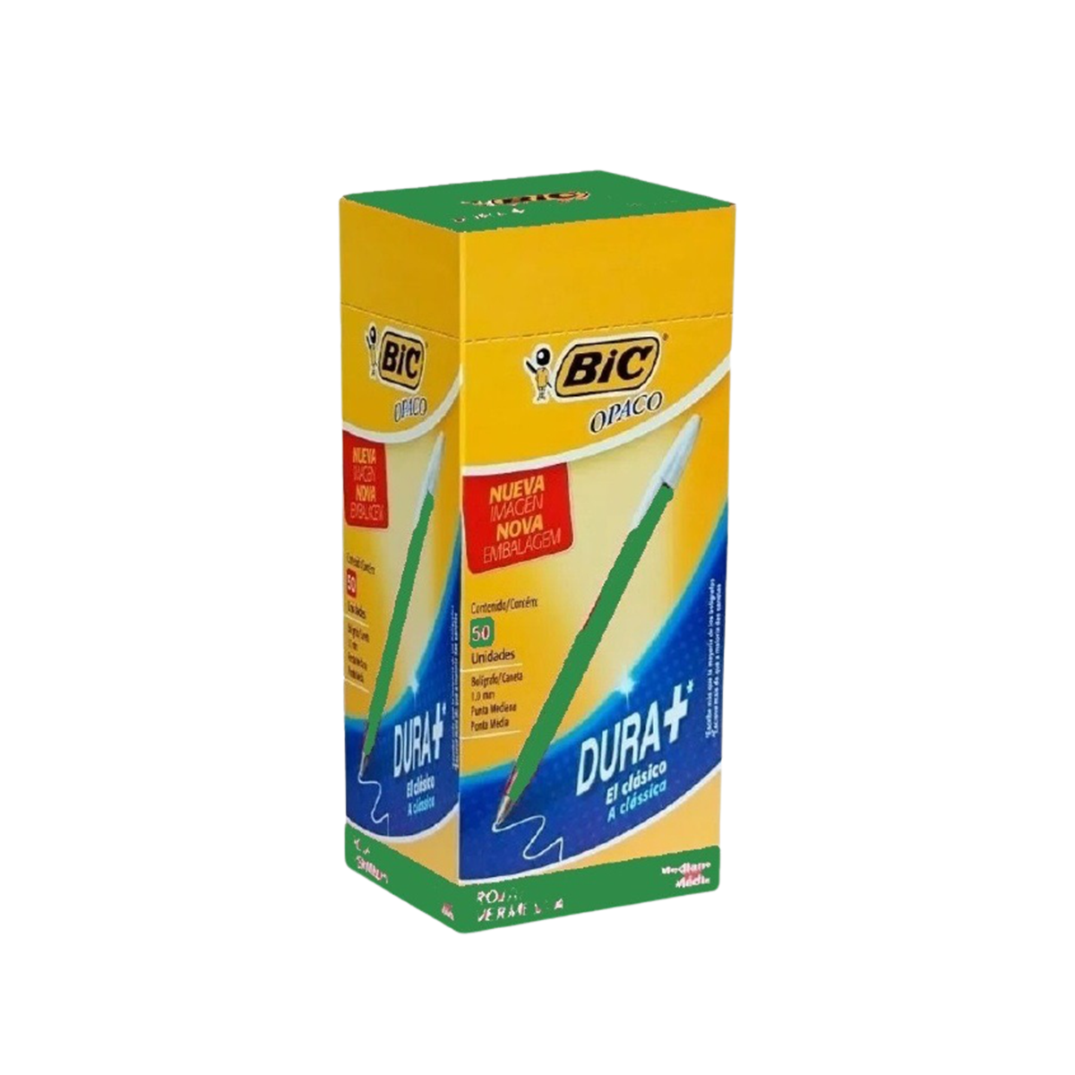 Bic Opaca Verde x 50 Un