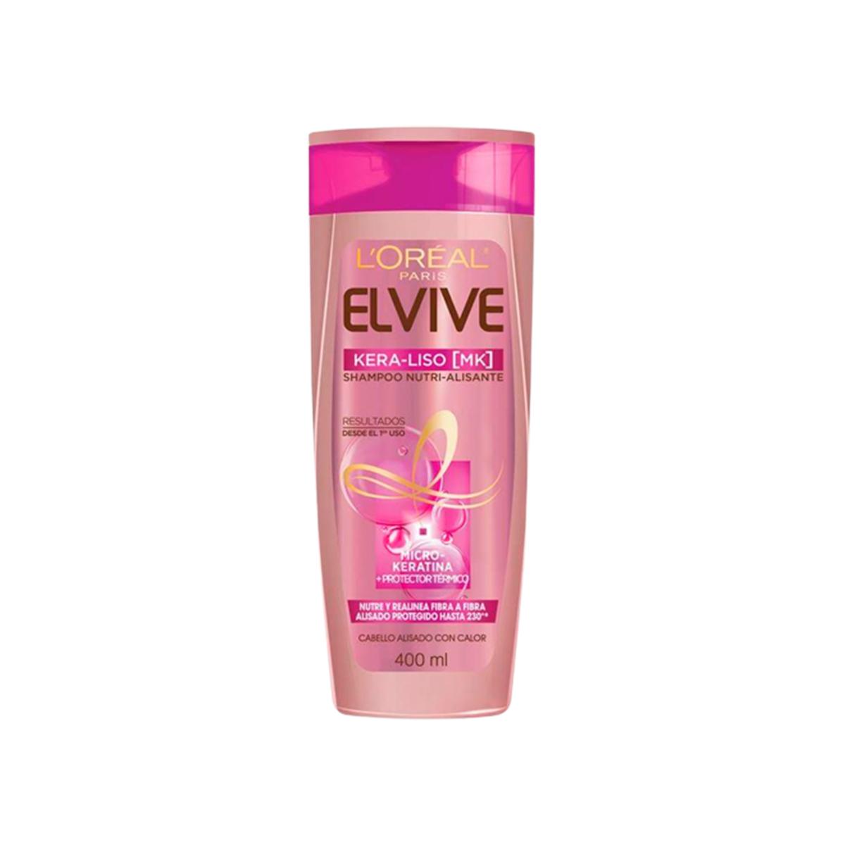 Elvive Shampoo Kera Liso 400ml