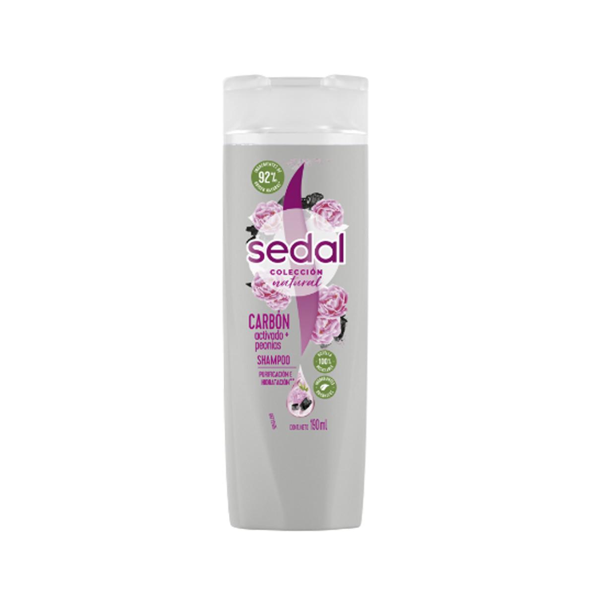 Sedal Shampoo Carbon y Peonias 190ml