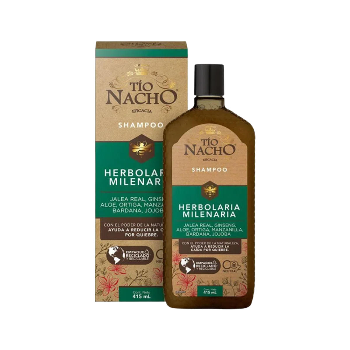 Tío Nacho Shampoo Herbolaria Milenaria 415ml