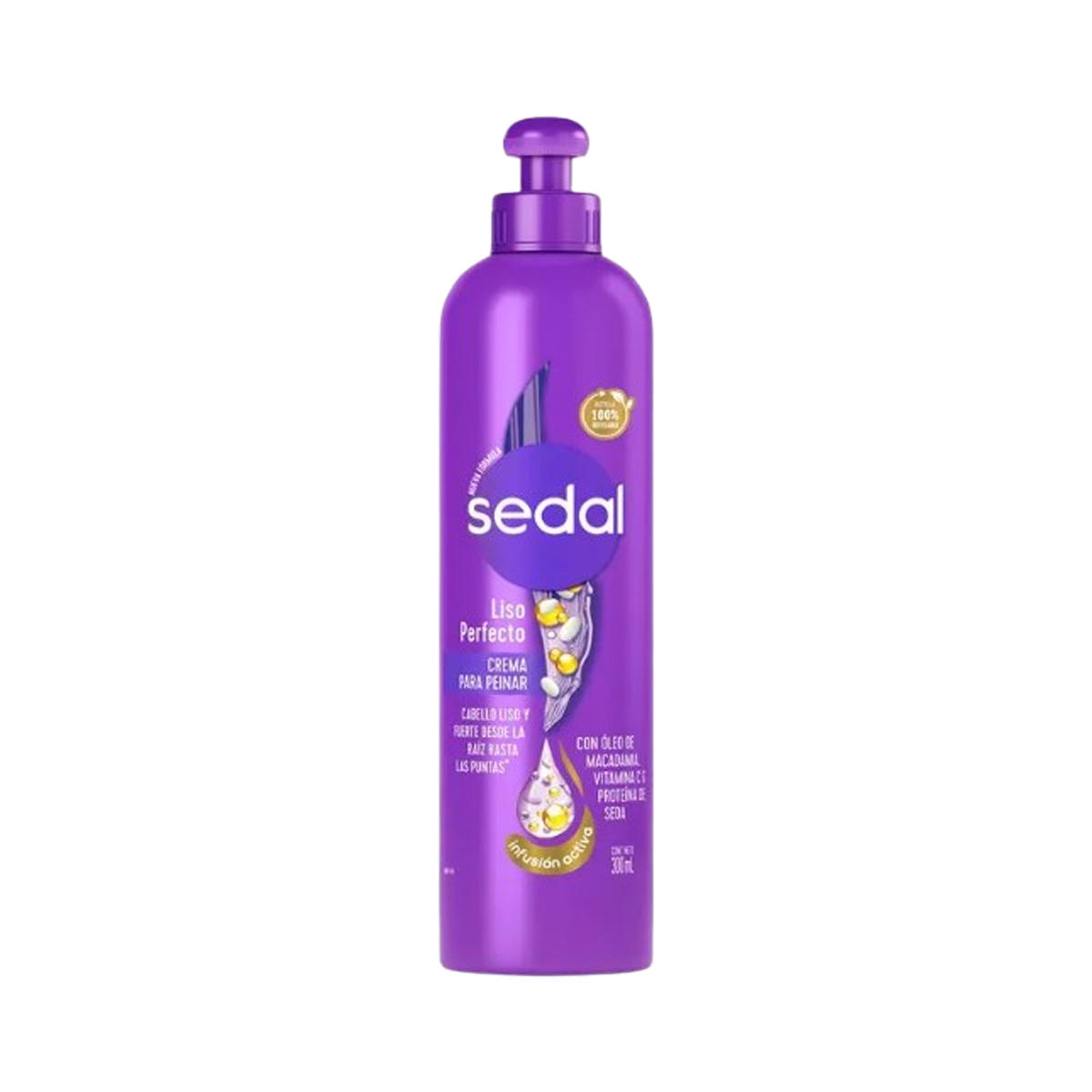 Sedal Crema p/Peinar - Liso Perfecto 300ml