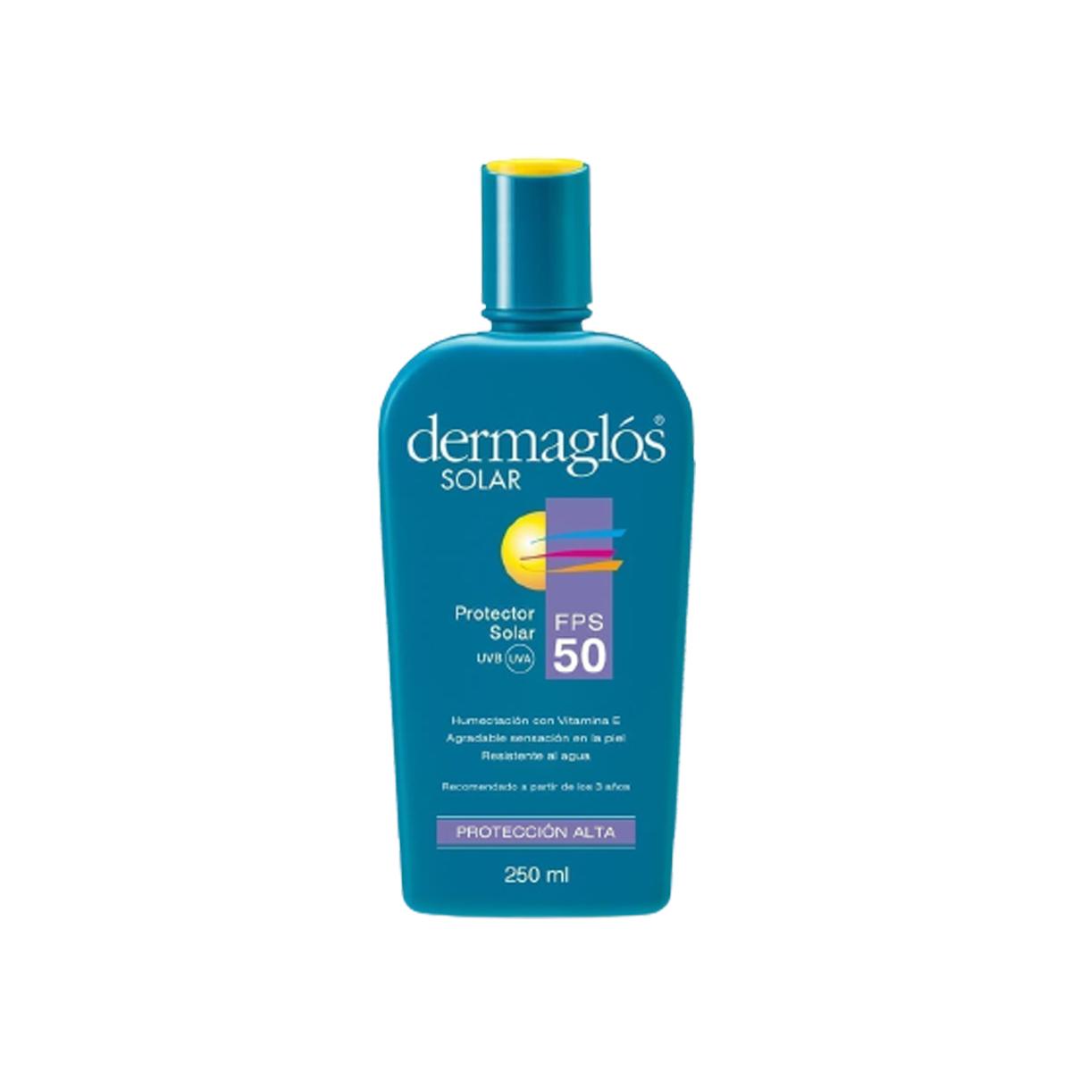 Dermaglós Solar FPS50 Resistente al Agua - Emulsión 250ml