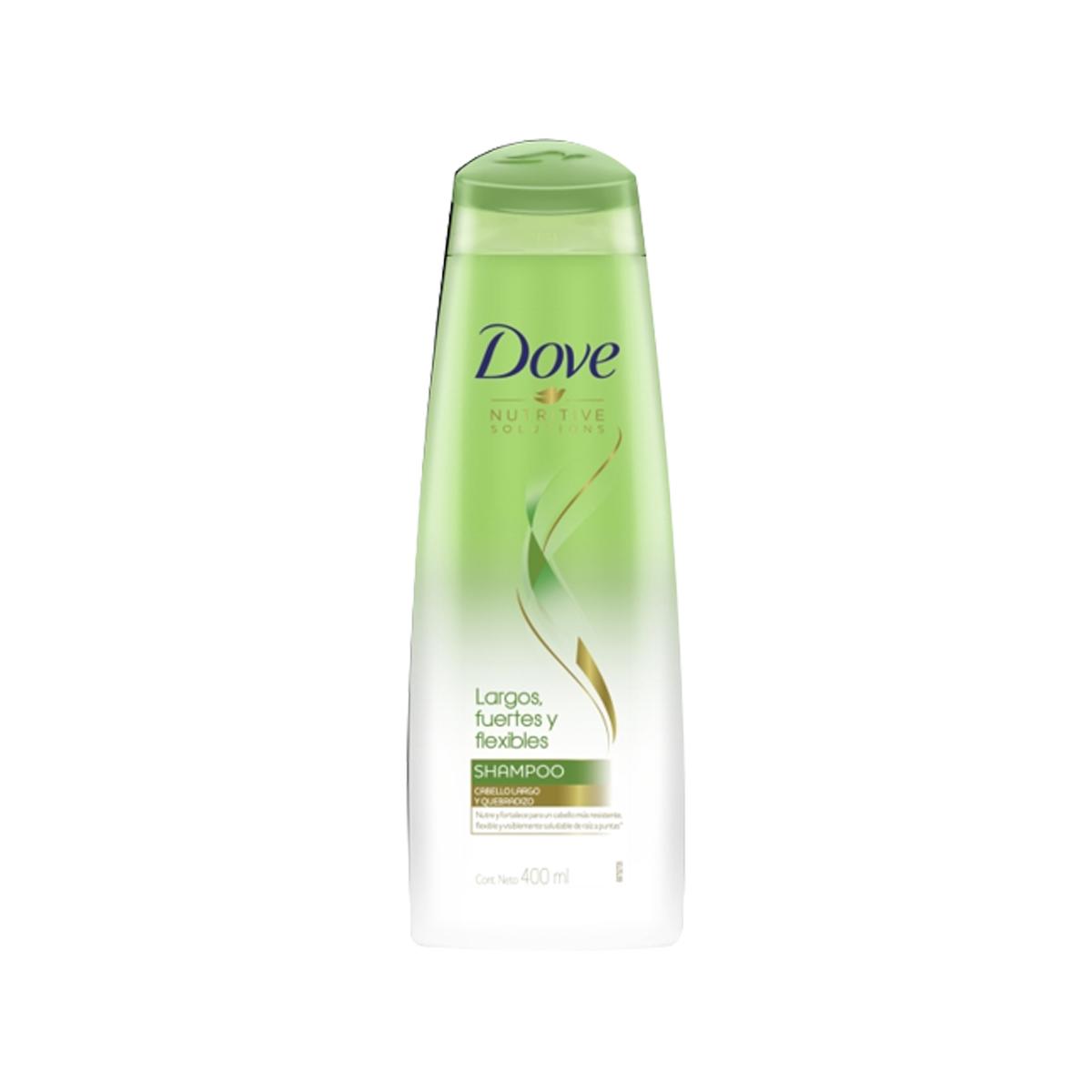 Dove Shampoo Largos Fuertes 400ml