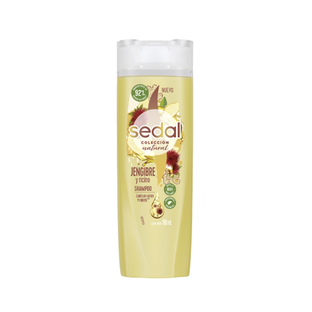 Sedal Shampoo Jengibre y Ricino 190ml