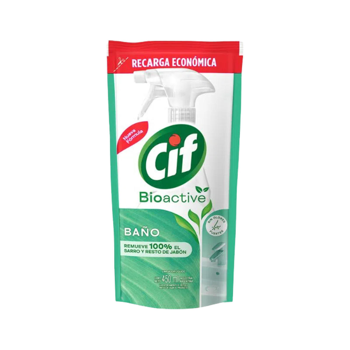 Cif Bio Active Baño 450ml Doypack