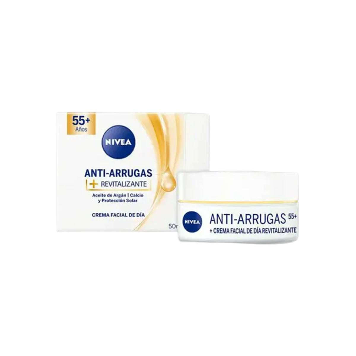 Nivea Facial Antiarrugas Revitalizante +55 Años 50g