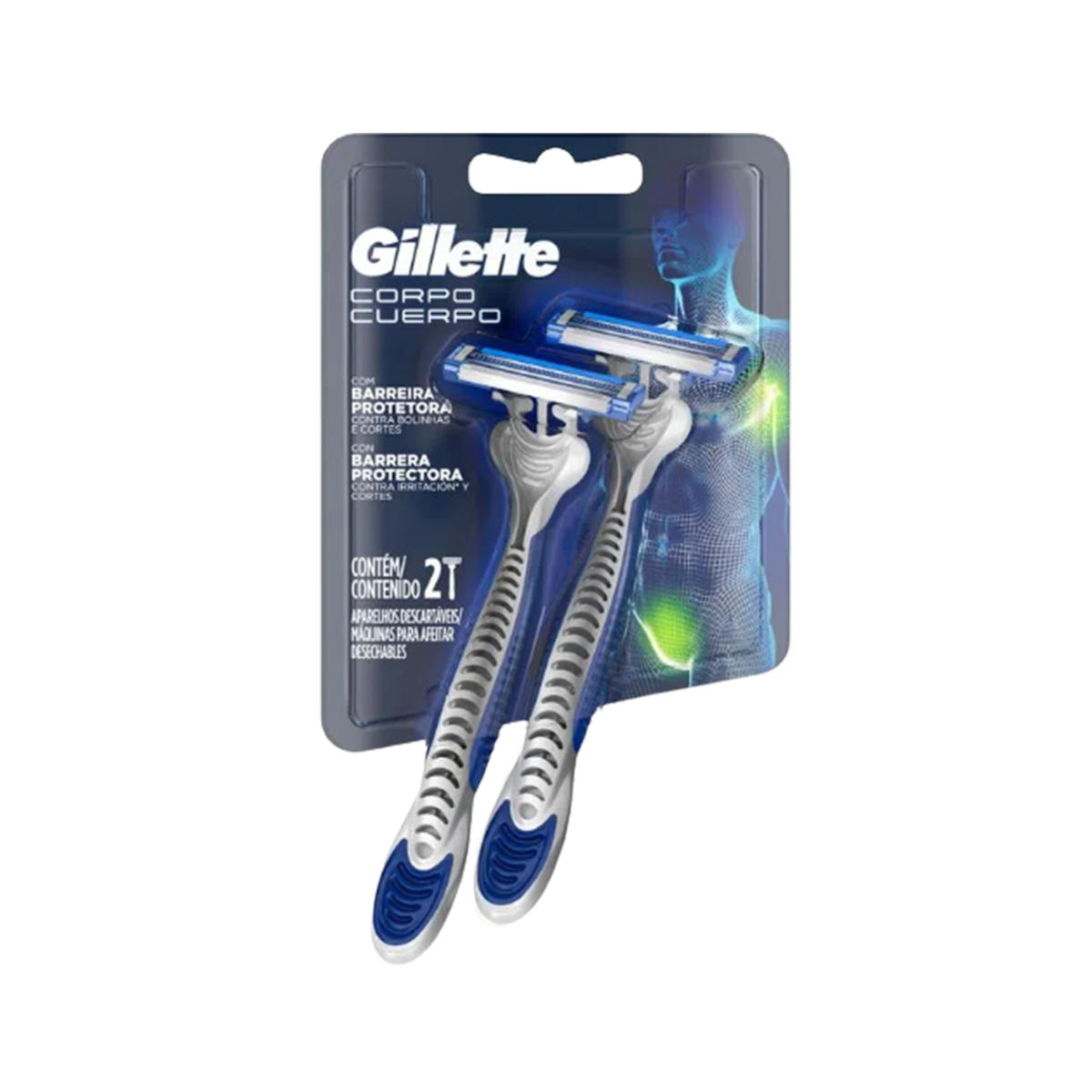 Gillette Prestobarba Cuerpo x2 Unidades