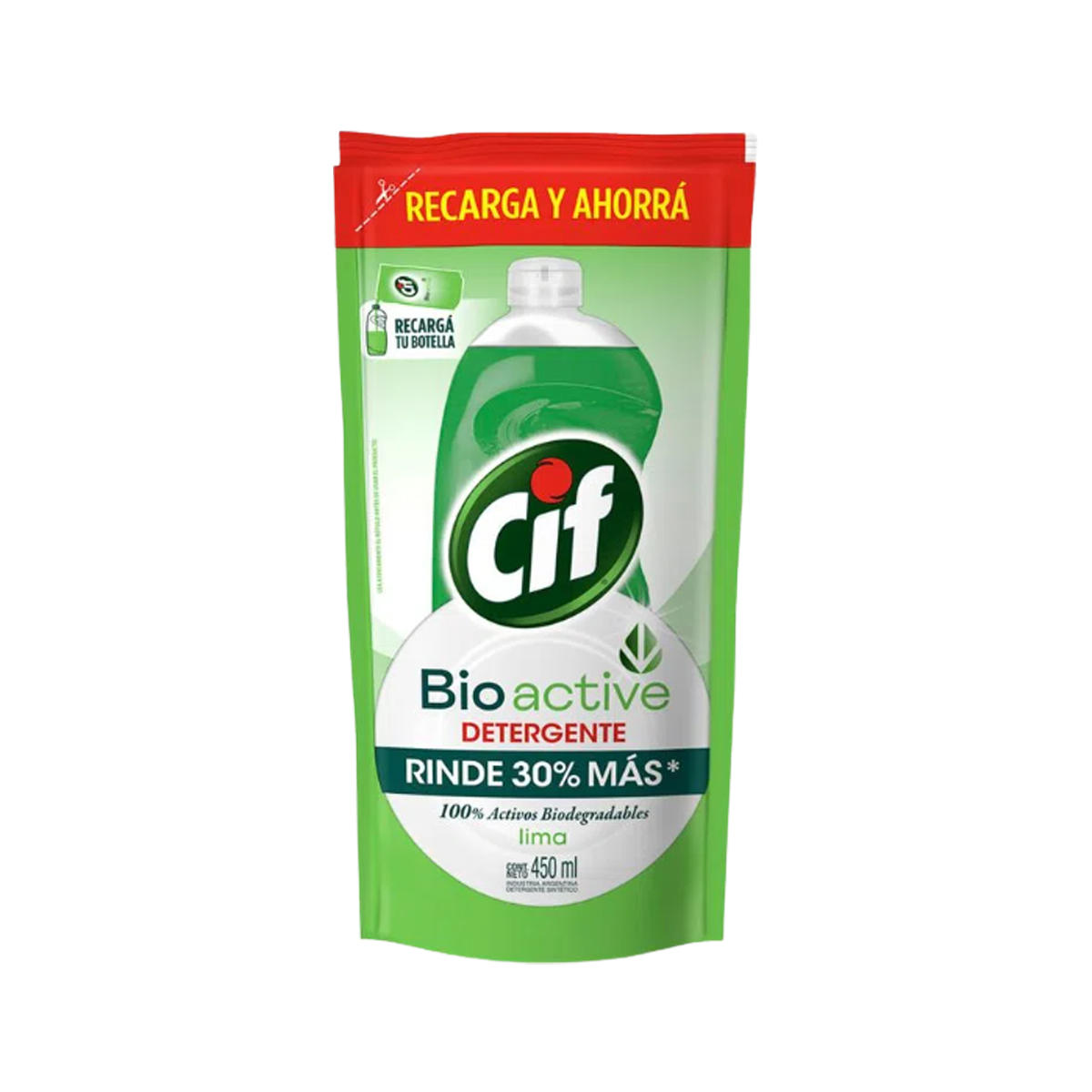 Cif Bio Active Detergente 450ml DoyPack Lima