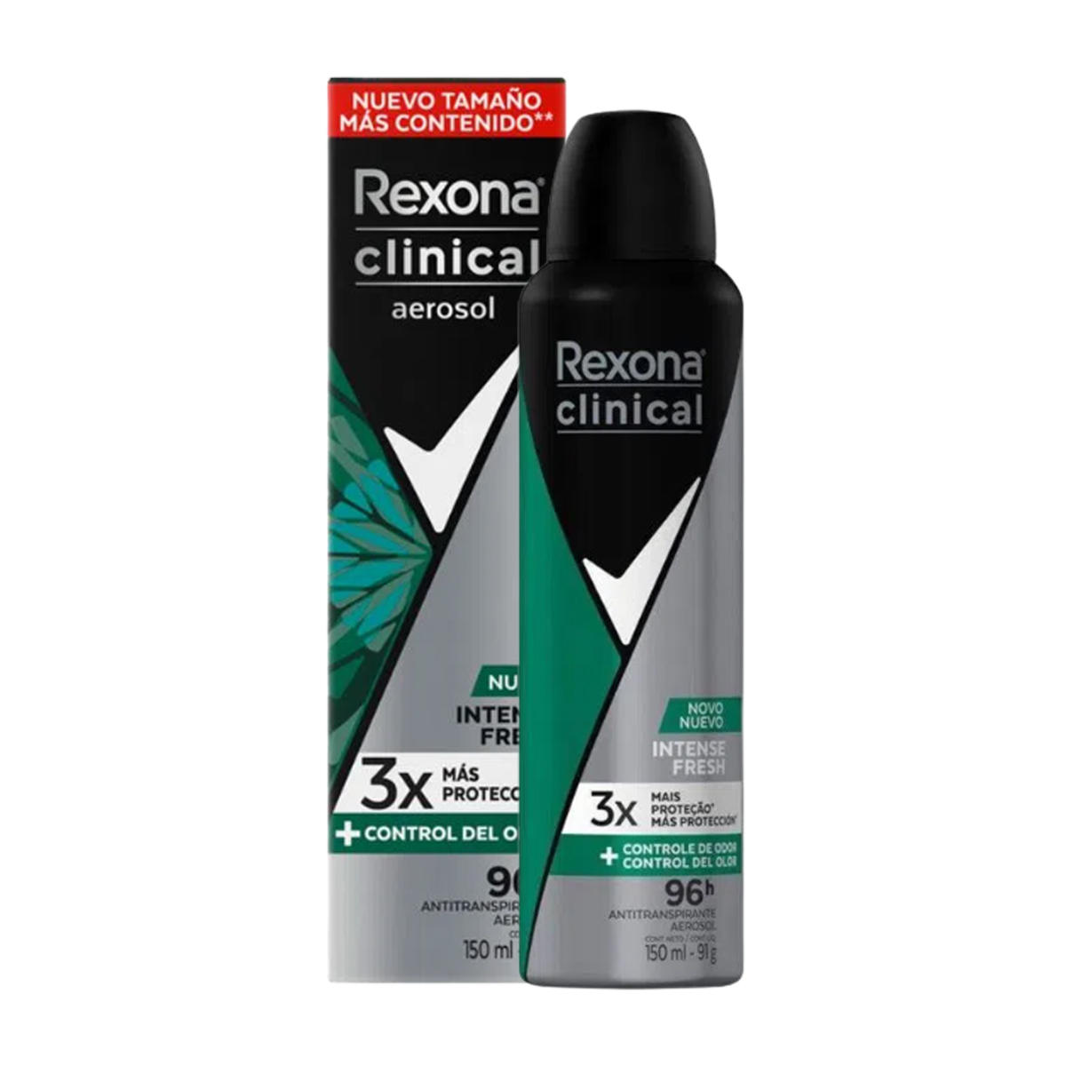 Rexona Clinical Hombre Aerosol 150ml - Intense Fresh