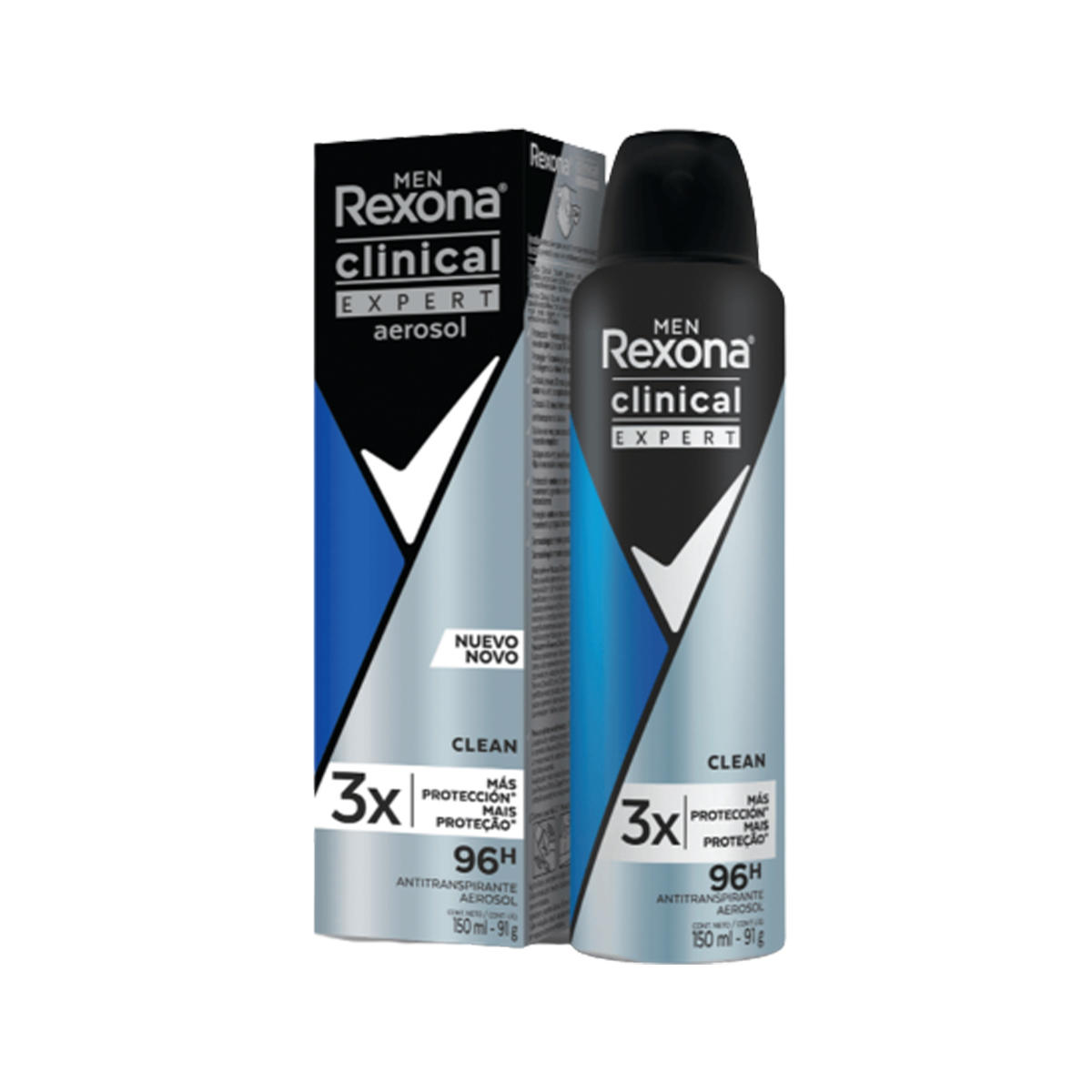 Rexona Clinical Hombre Aerosol 150ml - Clean