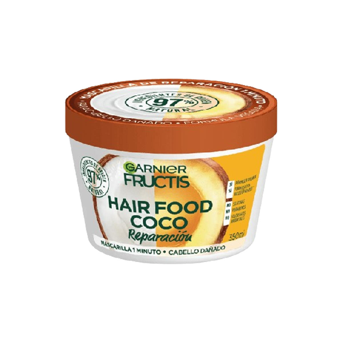 Fructis Mascara Hair Food Coconut 350ml