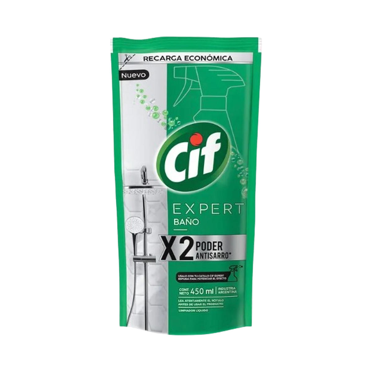 Cif Limpiador Expert Baño 450ml Doypack