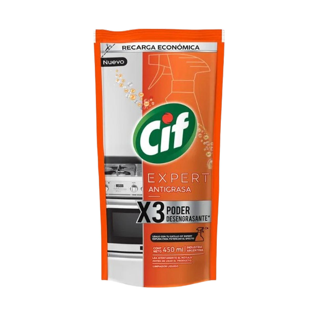 Cif Expert Antigrasa 450ml DoyPack 