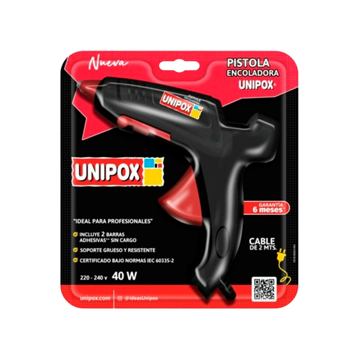 Pistola Encoladora Unipox 40watts