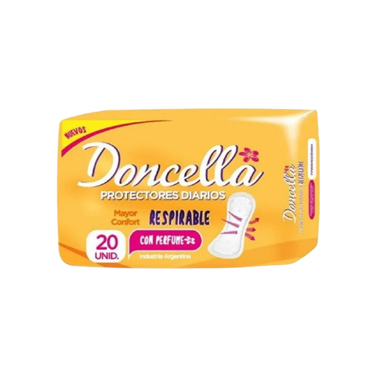 Doncella Protector Diario Pocket con Perfume x20