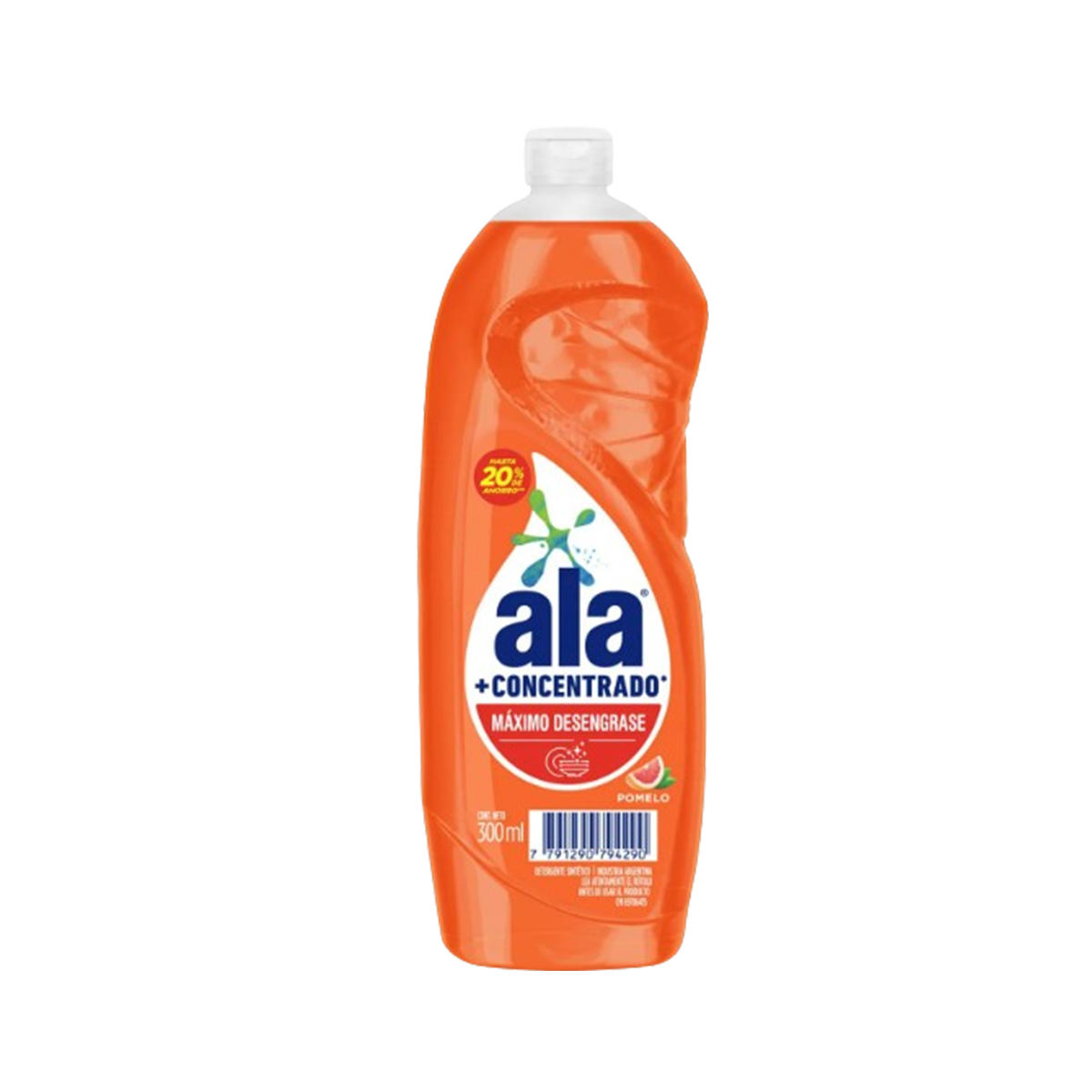 Ala Detergente Concentrado Pomelo 300ml